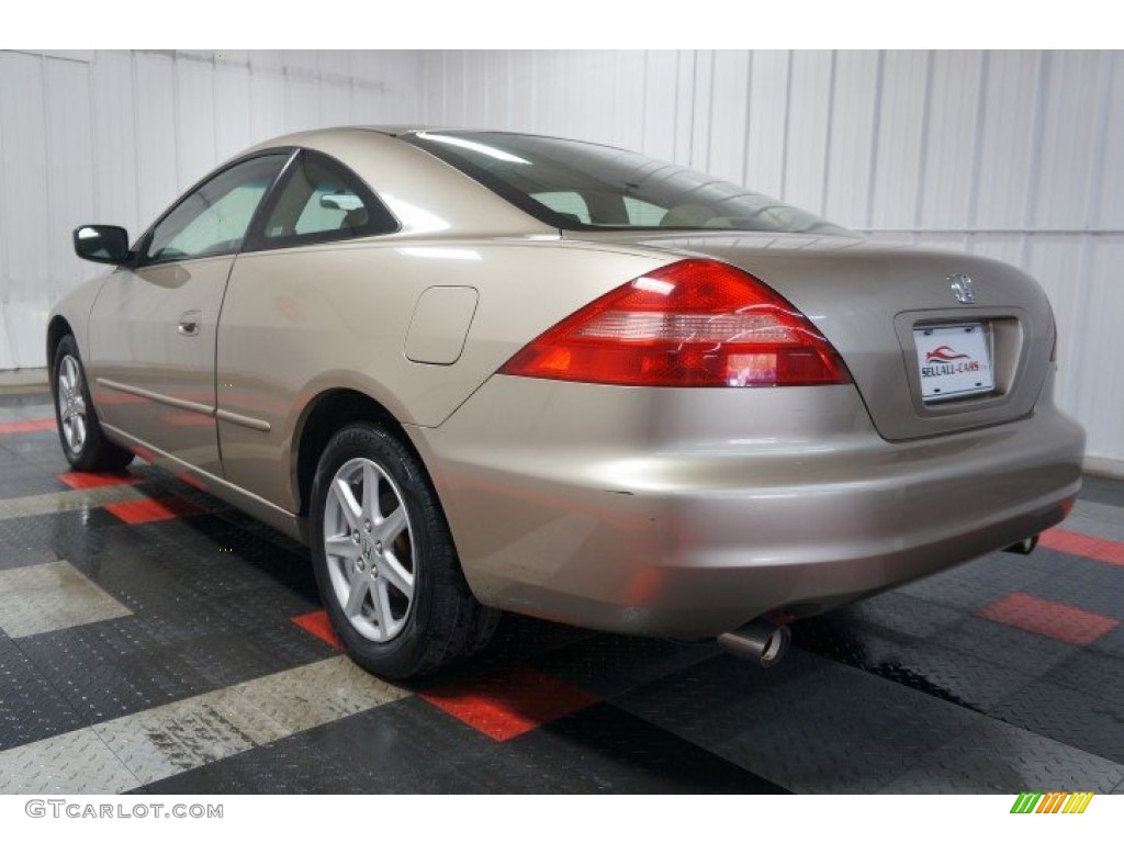 2003 Accord EX V6 Coupe - Desert Mist Metallic / Ivory photo #10