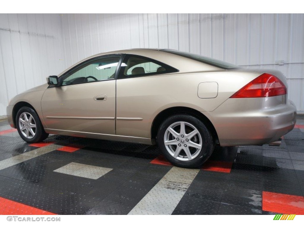 2003 Accord EX V6 Coupe - Desert Mist Metallic / Ivory photo #11