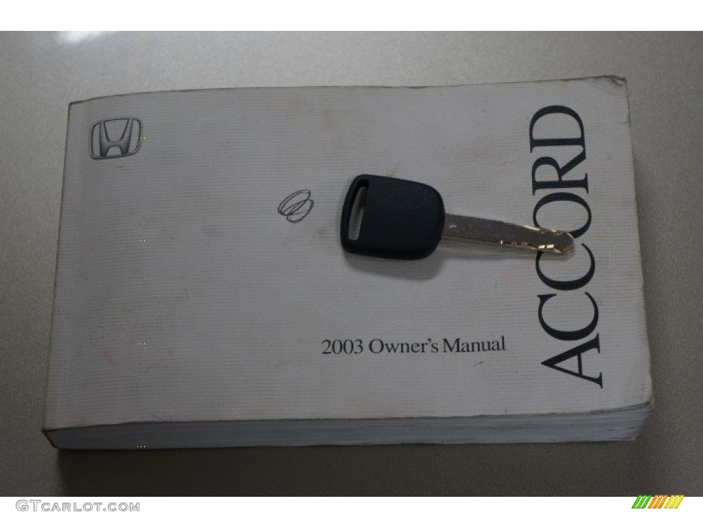 2003 Accord EX V6 Coupe - Desert Mist Metallic / Ivory photo #31