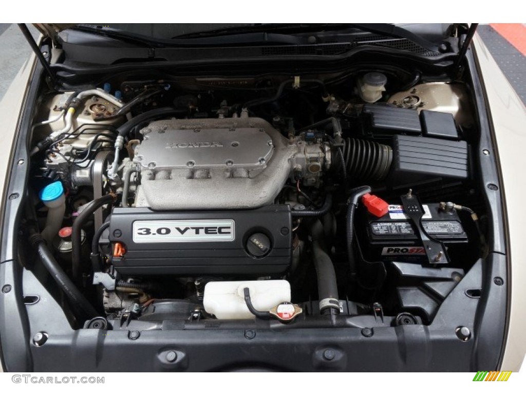 2003 Accord EX V6 Coupe - Desert Mist Metallic / Ivory photo #32