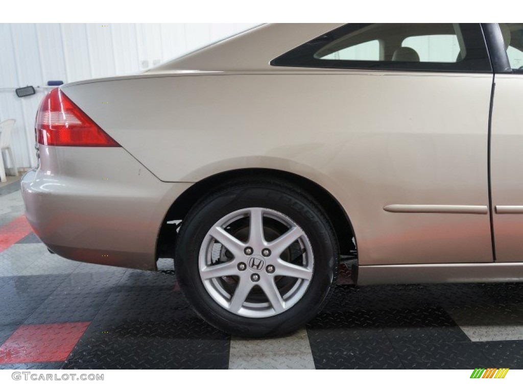 2003 Accord EX V6 Coupe - Desert Mist Metallic / Ivory photo #44