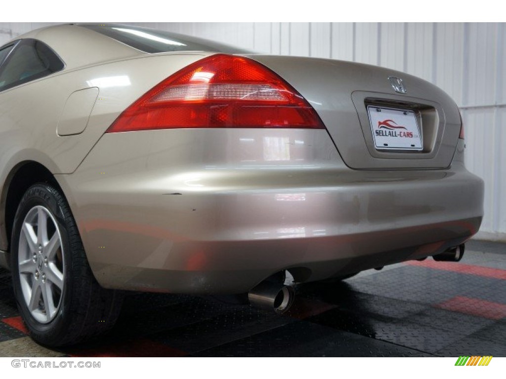 2003 Accord EX V6 Coupe - Desert Mist Metallic / Ivory photo #49