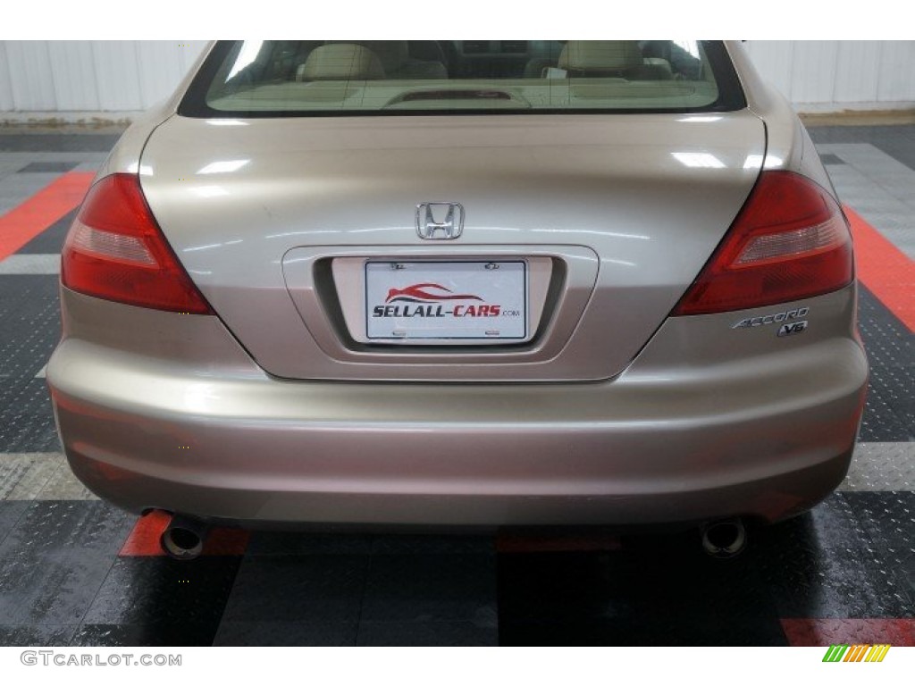 2003 Accord EX V6 Coupe - Desert Mist Metallic / Ivory photo #51