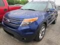 2014 Deep Impact Blue Ford Explorer Limited  photo #3