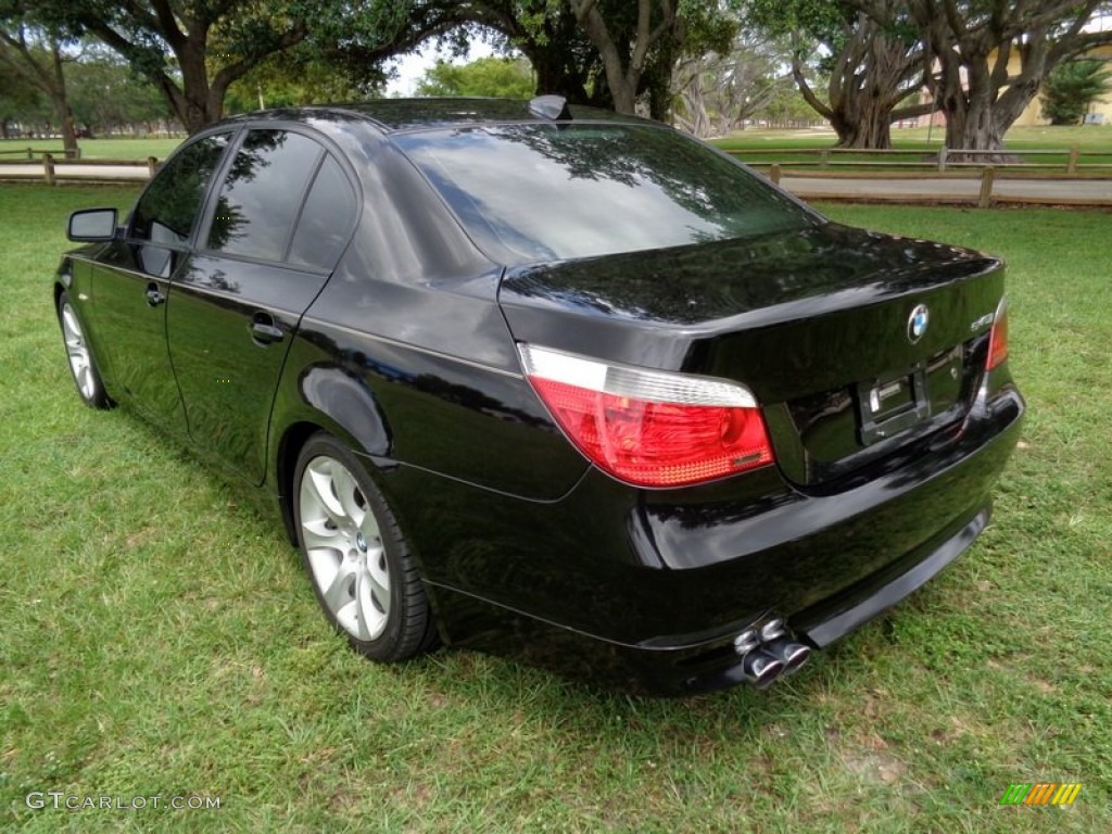 Jet Black 2004 BMW 5 Series 545i Sedan Exterior Photo #103438728