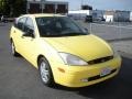 2002 Egg Yolk Yellow Ford Focus ZX5 Hatchback  photo #2
