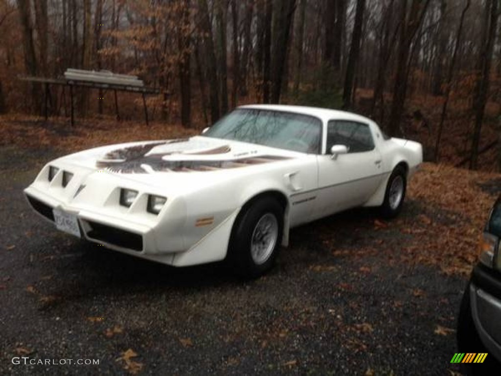 Cameo White Pontiac Firebird