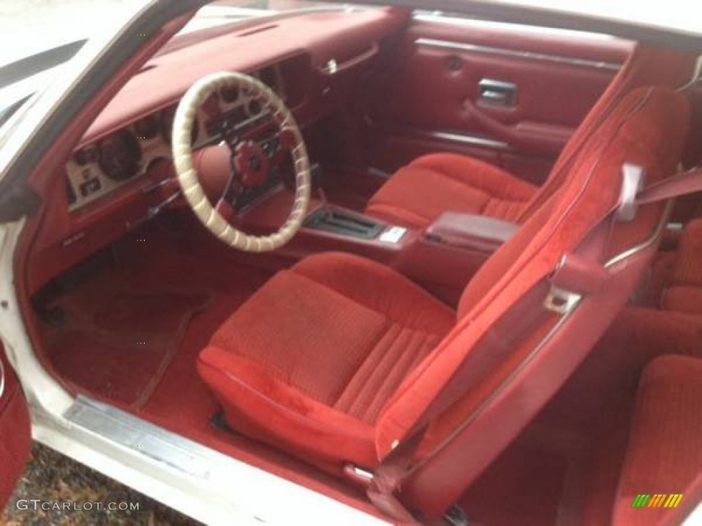 1980 Firebird Trans Am - Cameo White / Carmine Red photo #4