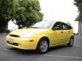 2002 Egg Yolk Yellow Ford Focus ZX5 Hatchback  photo #6