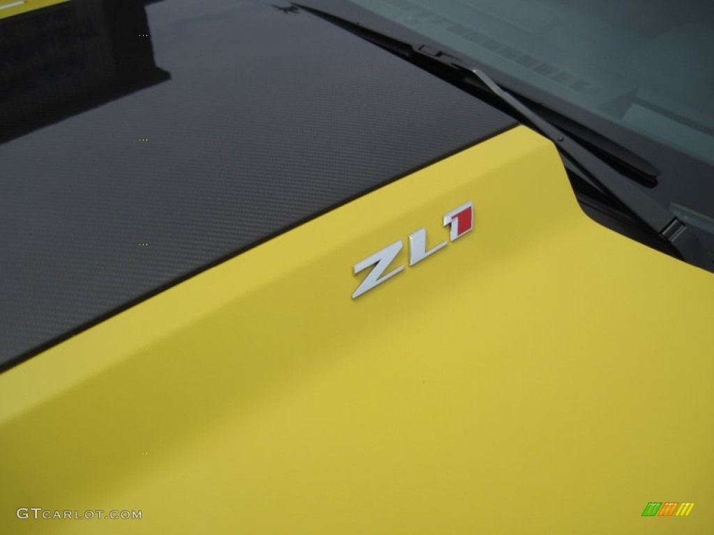 2014 Camaro ZL1 Coupe - Bright Yellow / Black photo #5