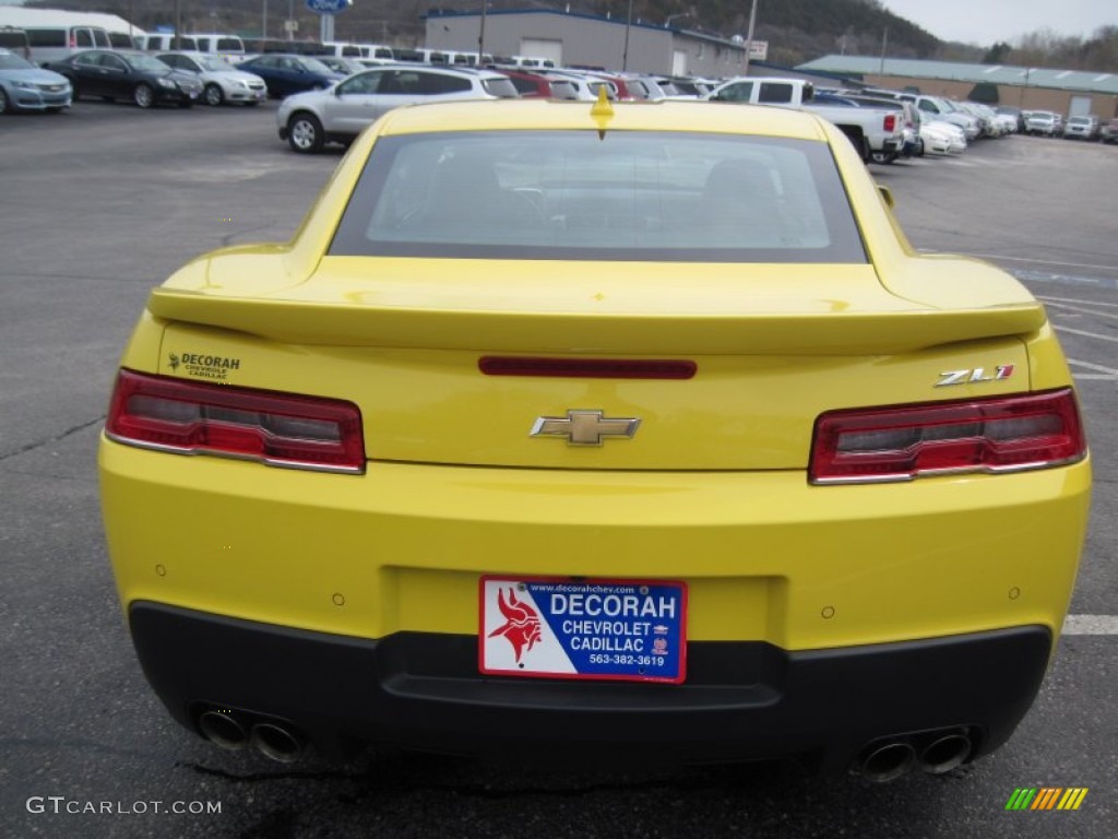 2014 Camaro ZL1 Coupe - Bright Yellow / Black photo #15