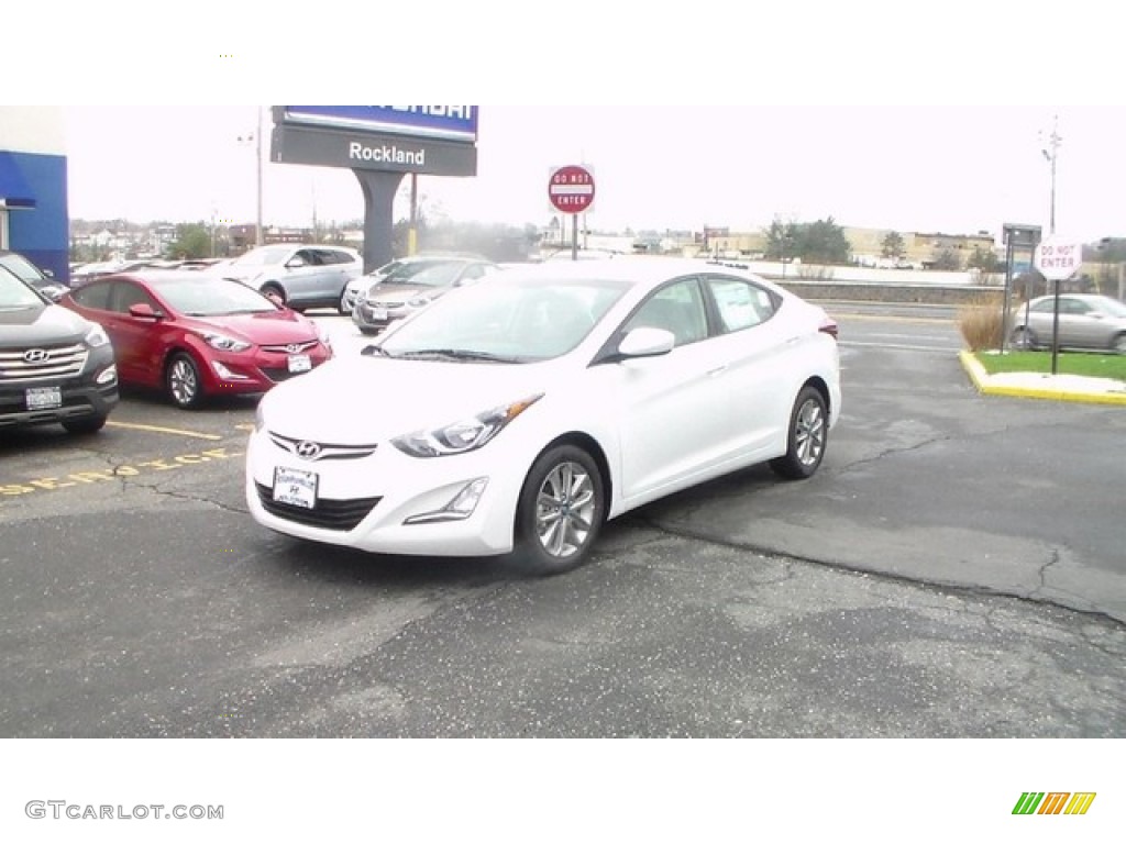 2016 Elantra SE - White / Beige photo #1
