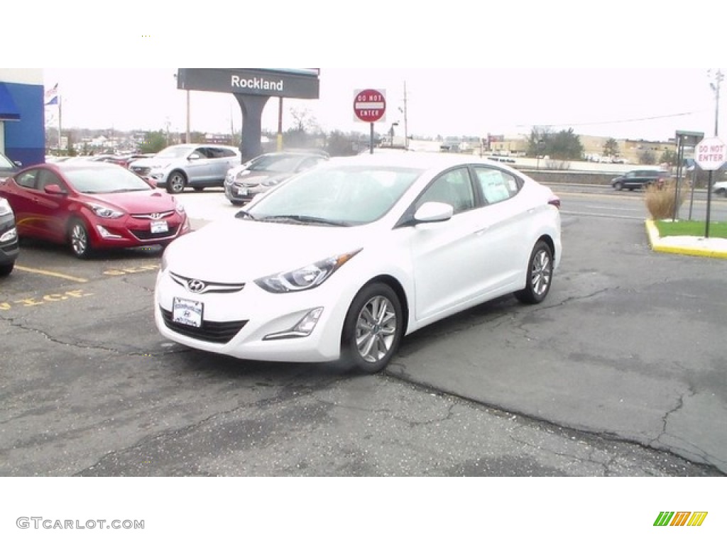 2016 Elantra SE - White / Beige photo #1