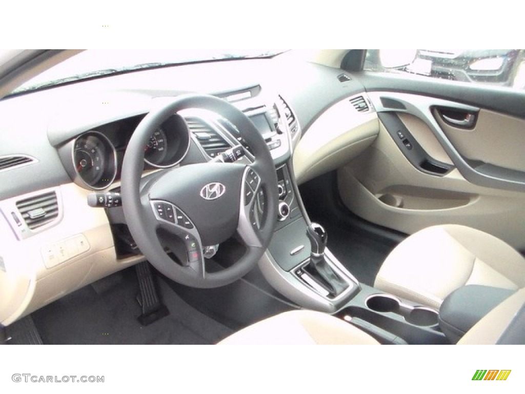 2016 Elantra SE - White / Beige photo #4