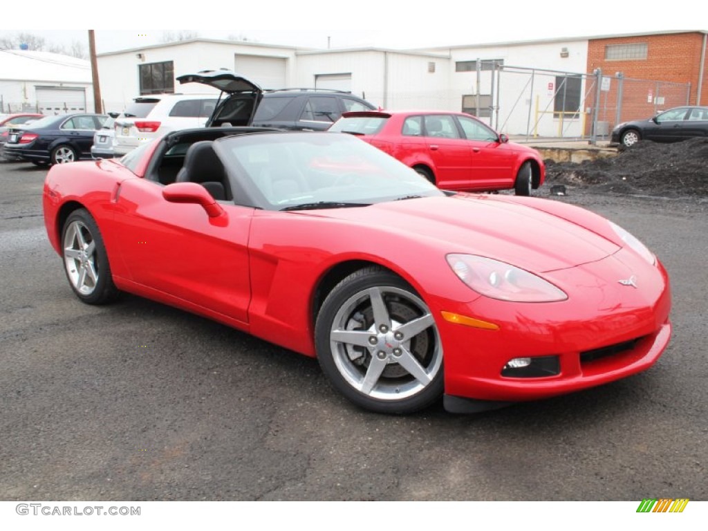 2005 Corvette Coupe - Precision Red / Ebony photo #8