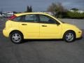 2002 Egg Yolk Yellow Ford Focus ZX5 Hatchback  photo #17