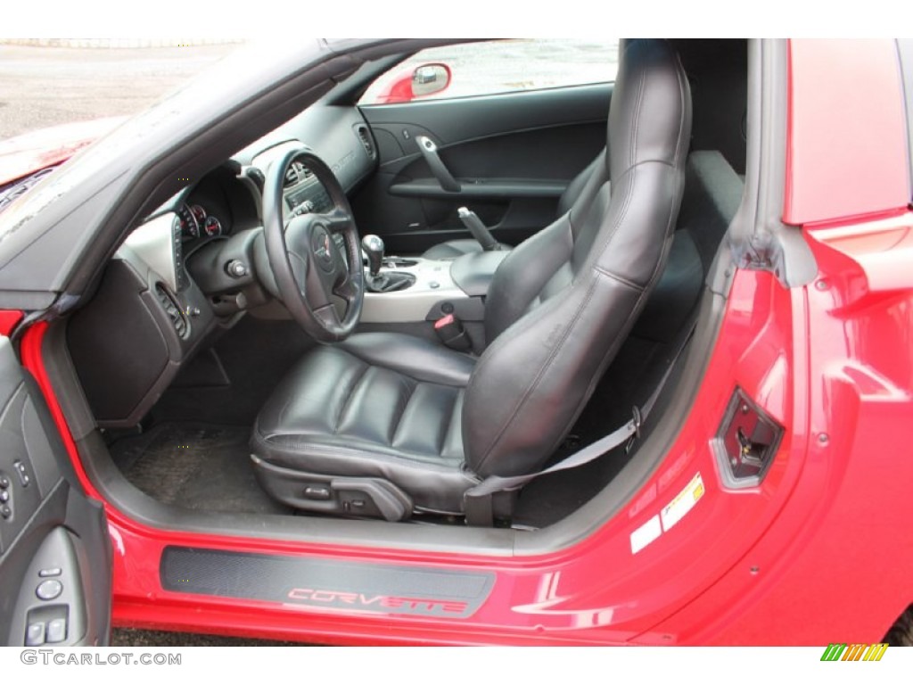 2005 Corvette Coupe - Precision Red / Ebony photo #29