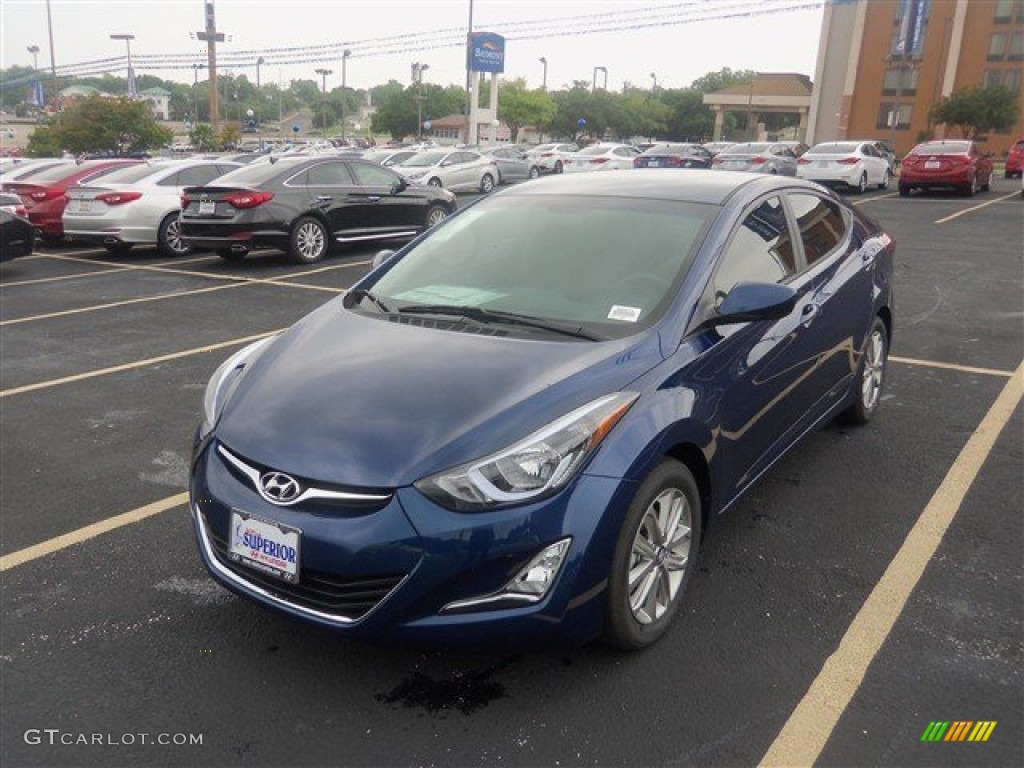 2016 Elantra SE - Blue / Gray photo #3