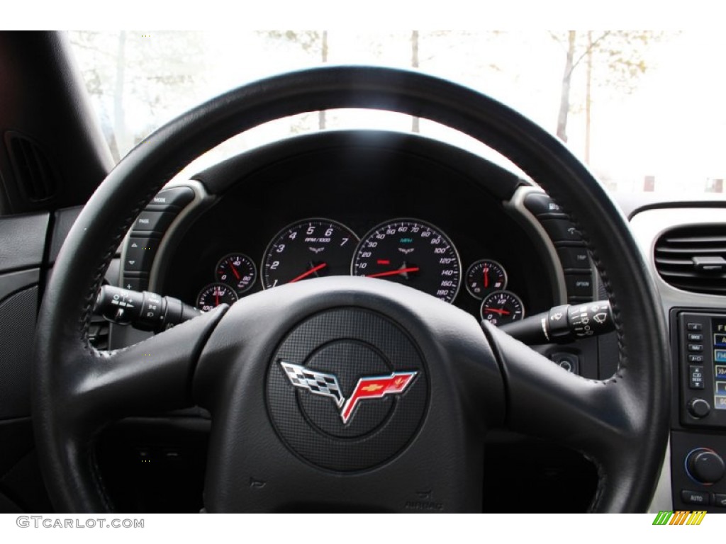 2005 Corvette Coupe - Precision Red / Ebony photo #47