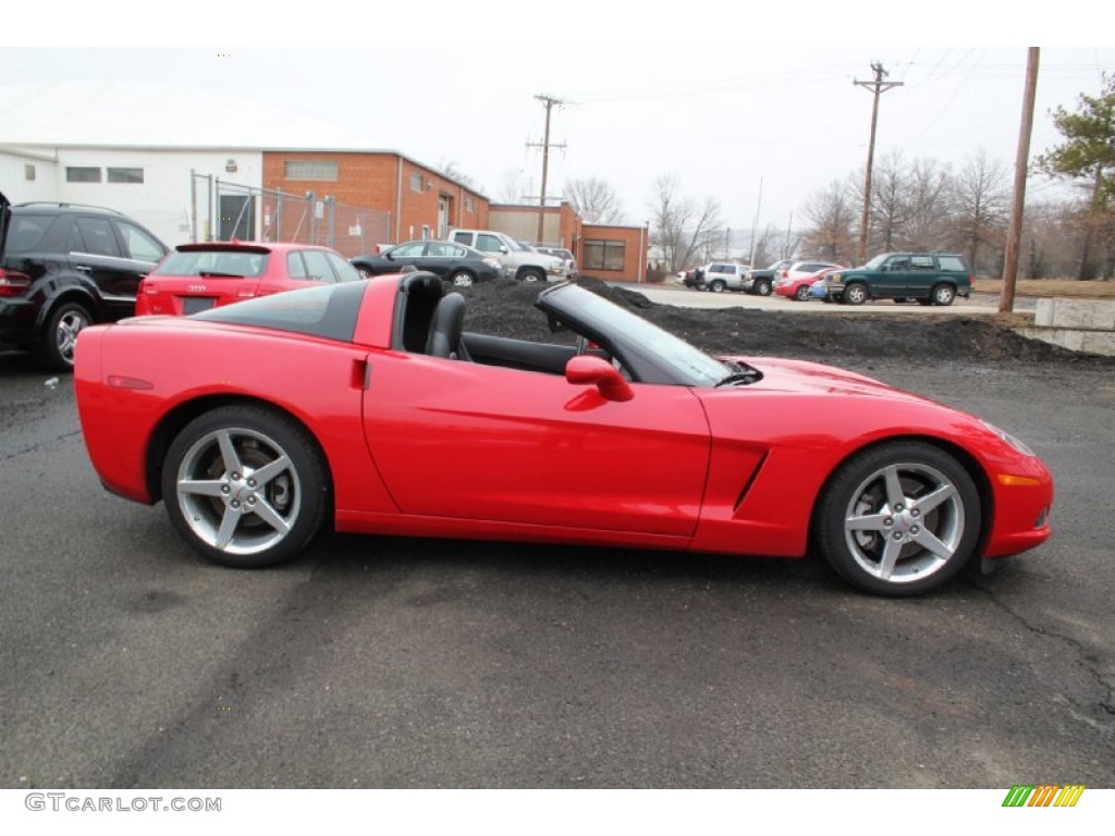 2005 Corvette Coupe - Precision Red / Ebony photo #65