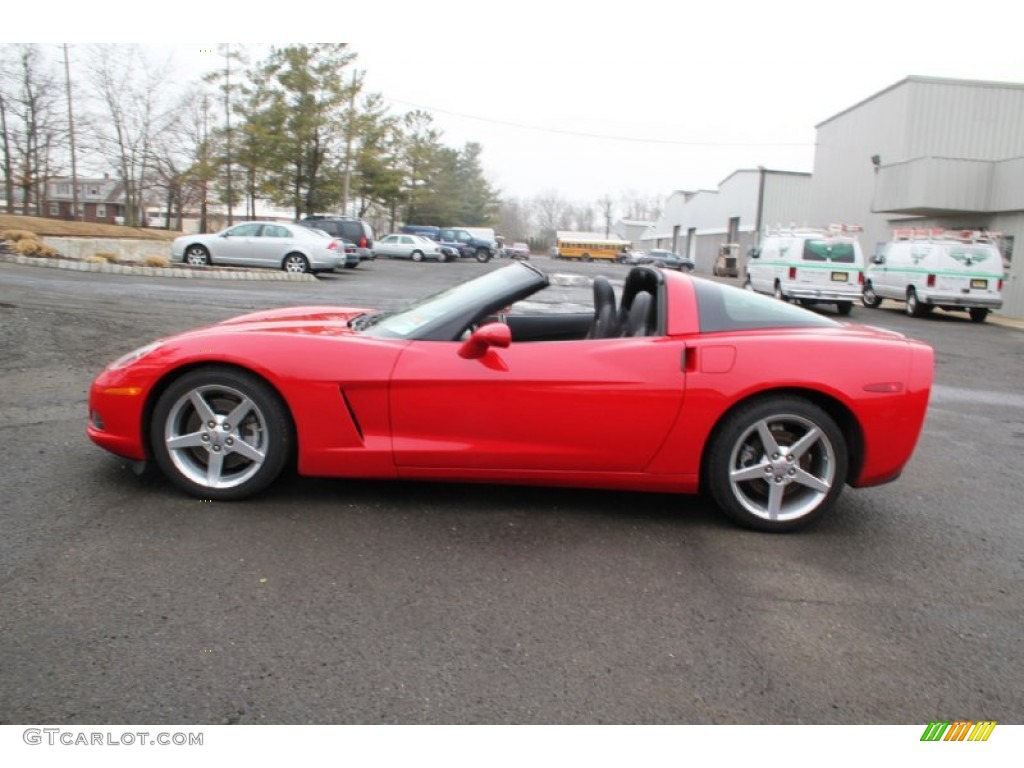 2005 Corvette Coupe - Precision Red / Ebony photo #69