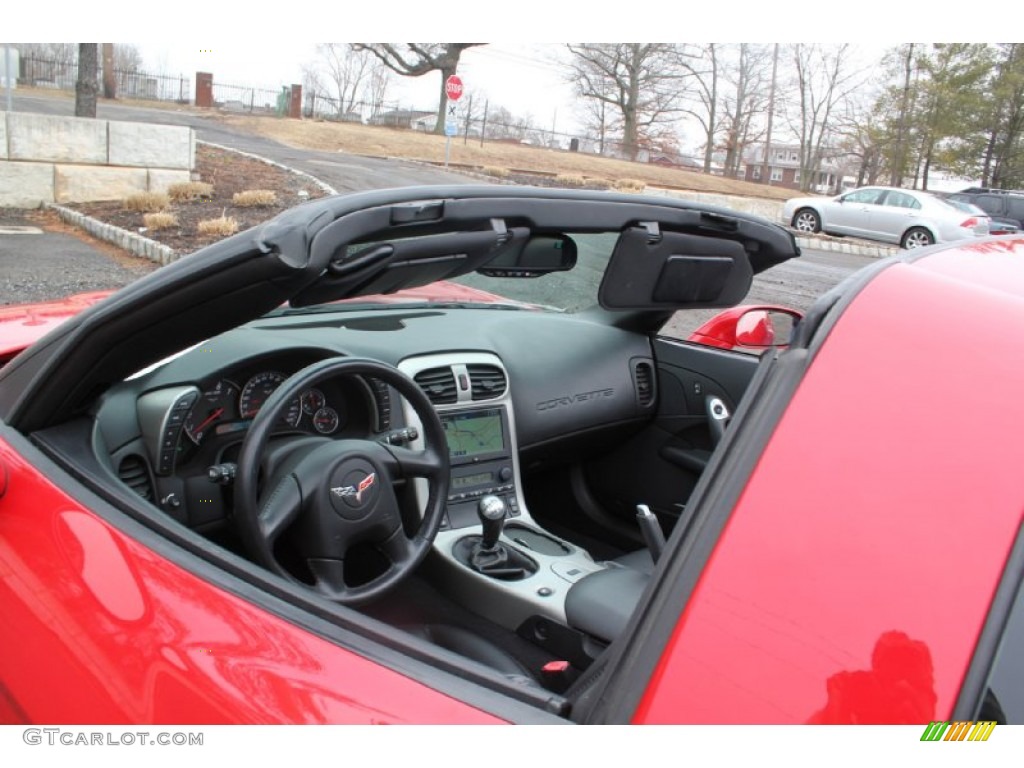 2005 Corvette Coupe - Precision Red / Ebony photo #70