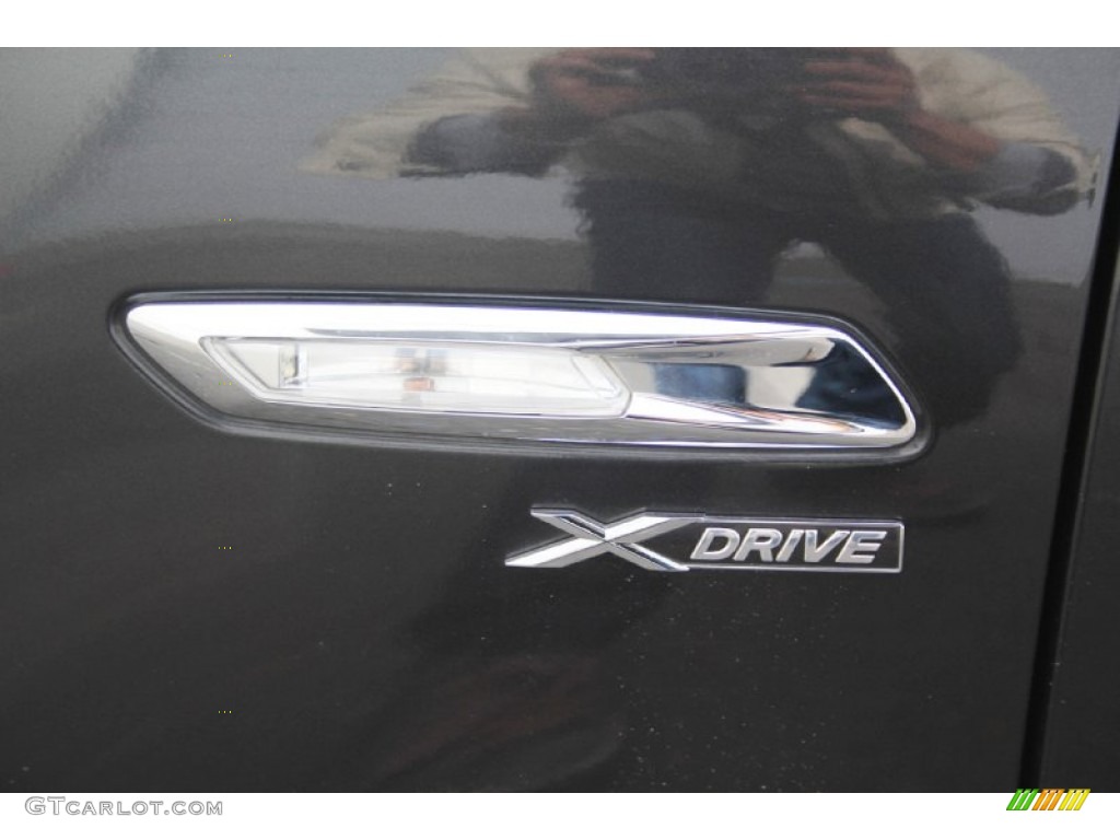 2012 5 Series 535i xDrive Sedan - Dark Graphite Metallic II / Oyster/Black photo #12