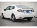 2015 White Orchid Pearl Honda Civic Hybrid-L Sedan  photo #2