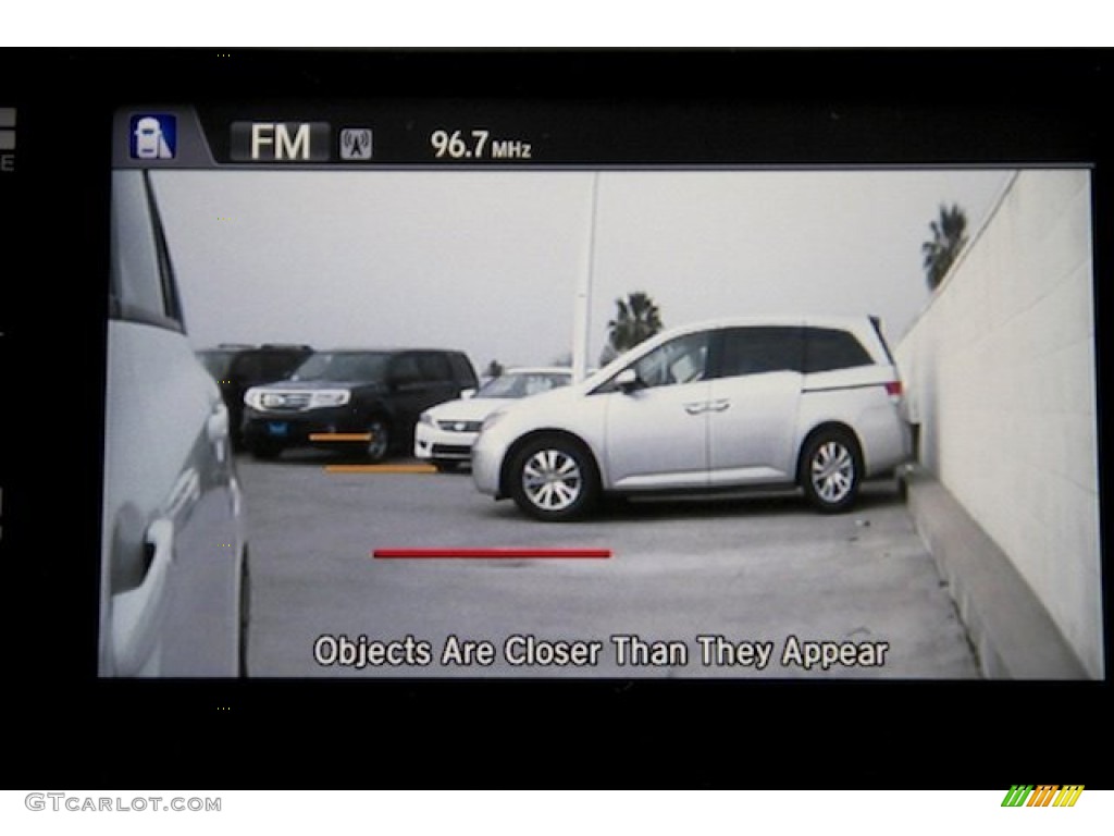 2015 Civic Hybrid-L Sedan - White Orchid Pearl / Beige photo #7