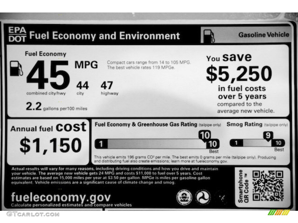 2015 Civic Hybrid-L Sedan - White Orchid Pearl / Beige photo #17
