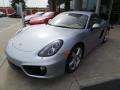 2015 Rhodium Silver Metallic Porsche Cayman   photo #3