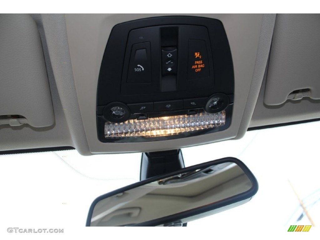 2012 5 Series 535i xDrive Sedan - Dark Graphite Metallic II / Oyster/Black photo #72