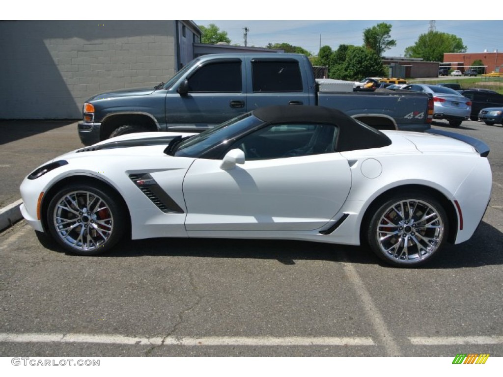 Arctic White 2015 Chevrolet Corvette Z06 Convertible Exterior Photo #103449678