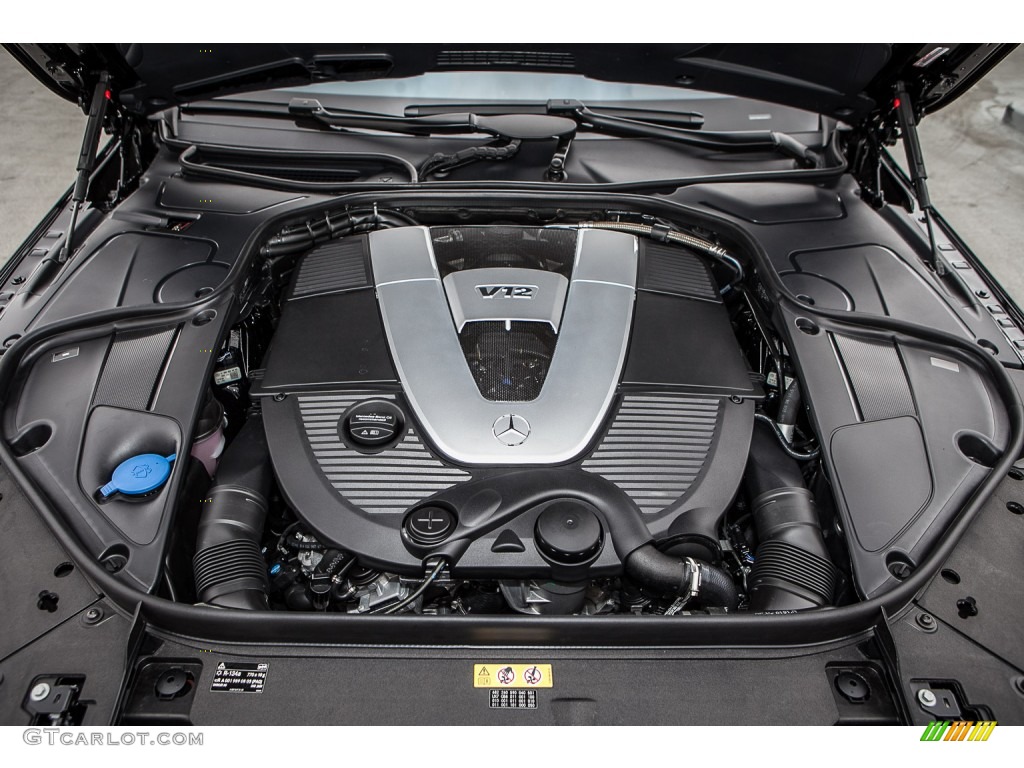 2016 Mercedes-Benz S Mercedes-Maybach S600 Sedan 6.0 Liter biturbo SOHC 36-Valve V12 Engine Photo #103452165