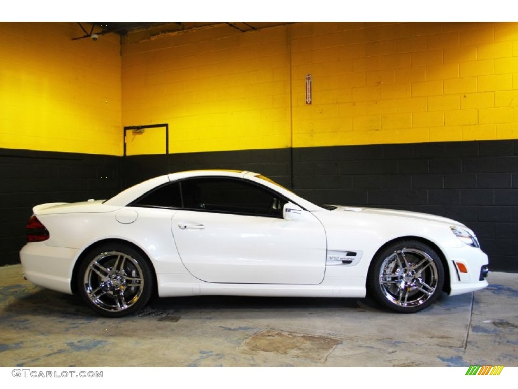 Diamond White Metallic 2011 Mercedes-Benz SL 65 AMG Roadster Exterior Photo #103452744