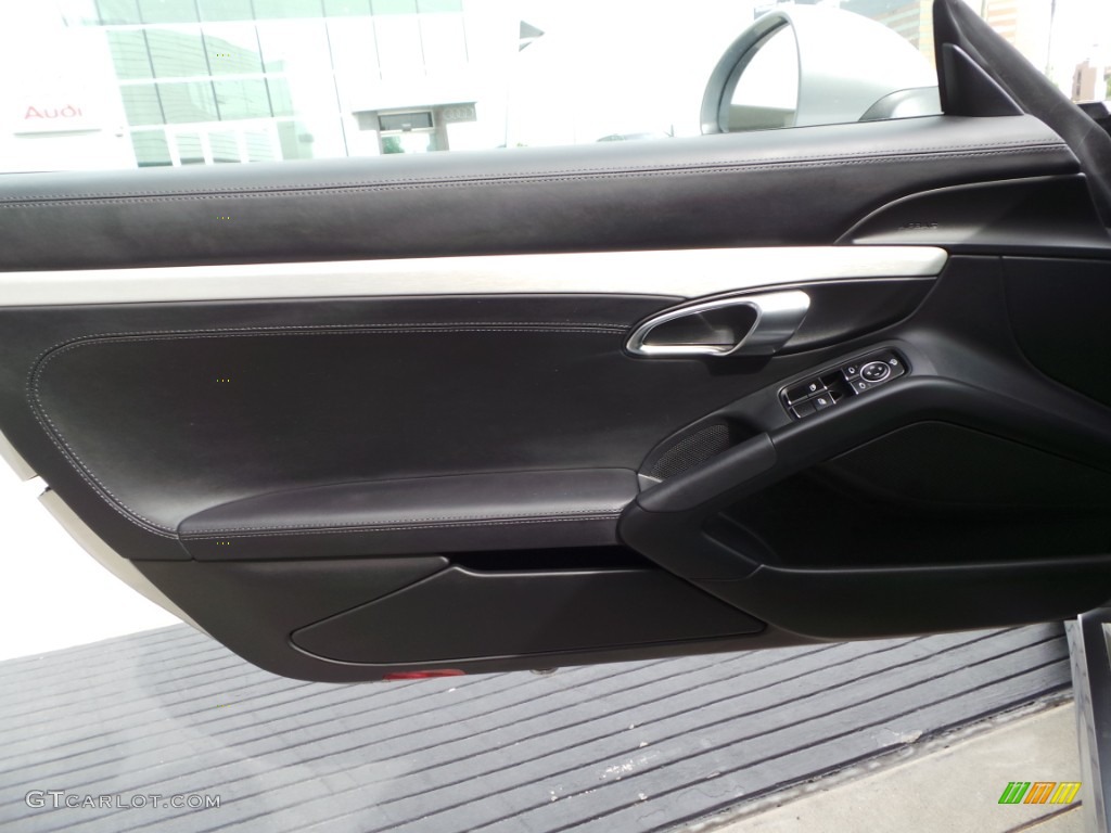 2014 Porsche Cayman Standard Cayman Model Black Door Panel Photo #103452870