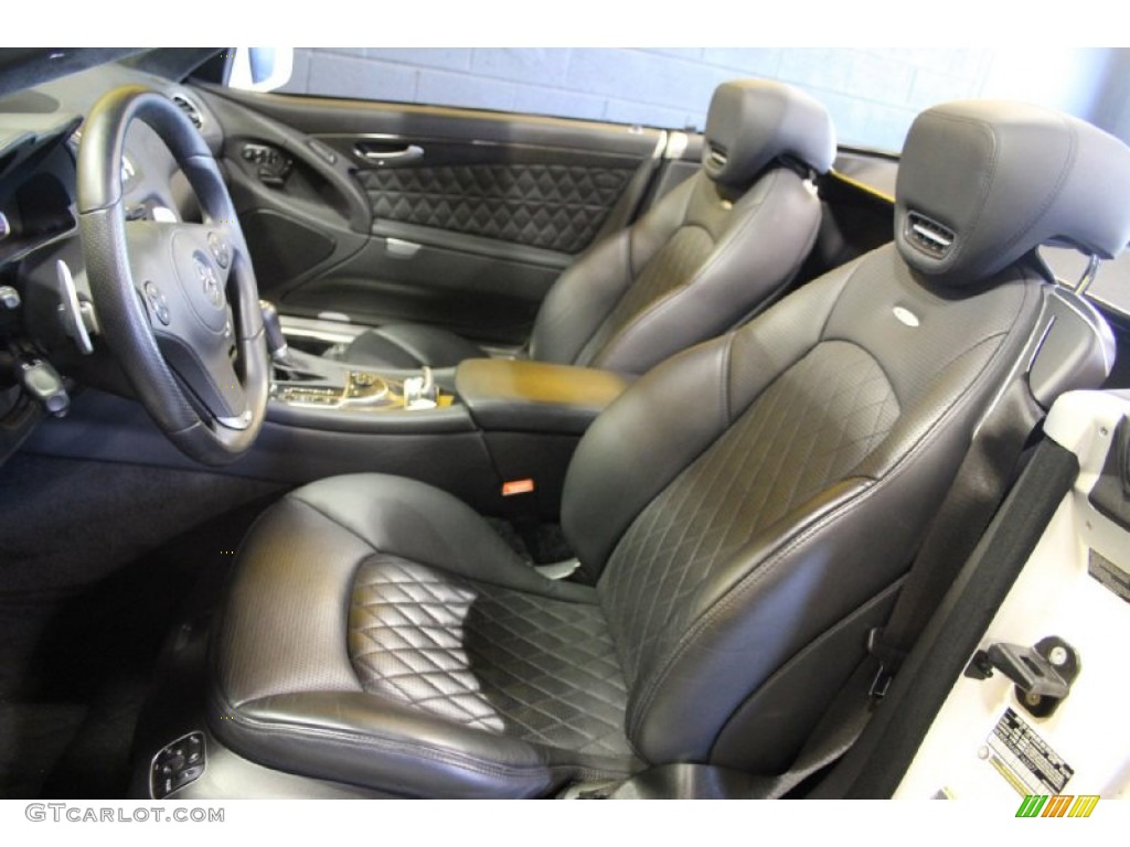 Black Interior 2011 Mercedes-Benz SL 65 AMG Roadster Photo #103453005