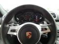 2014 Porsche Cayman Black Interior Steering Wheel Photo