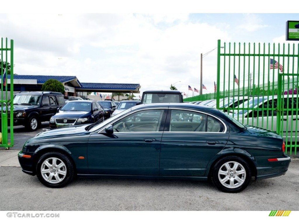 2004 S-Type 3.0 - British Racing Green / Sand photo #5