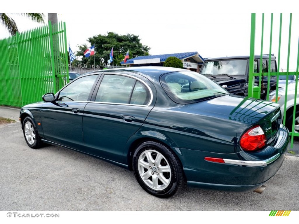 2004 S-Type 3.0 - British Racing Green / Sand photo #6