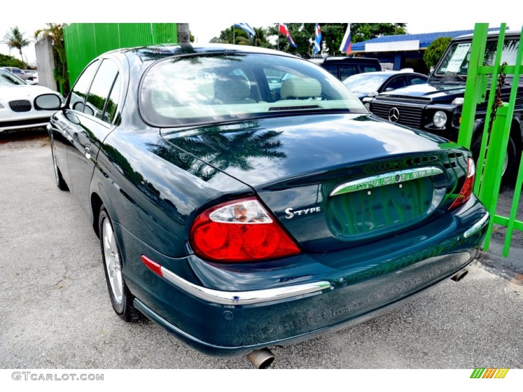 2004 S-Type 3.0 - British Racing Green / Sand photo #8