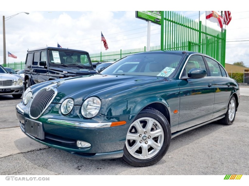 2004 S-Type 3.0 - British Racing Green / Sand photo #31