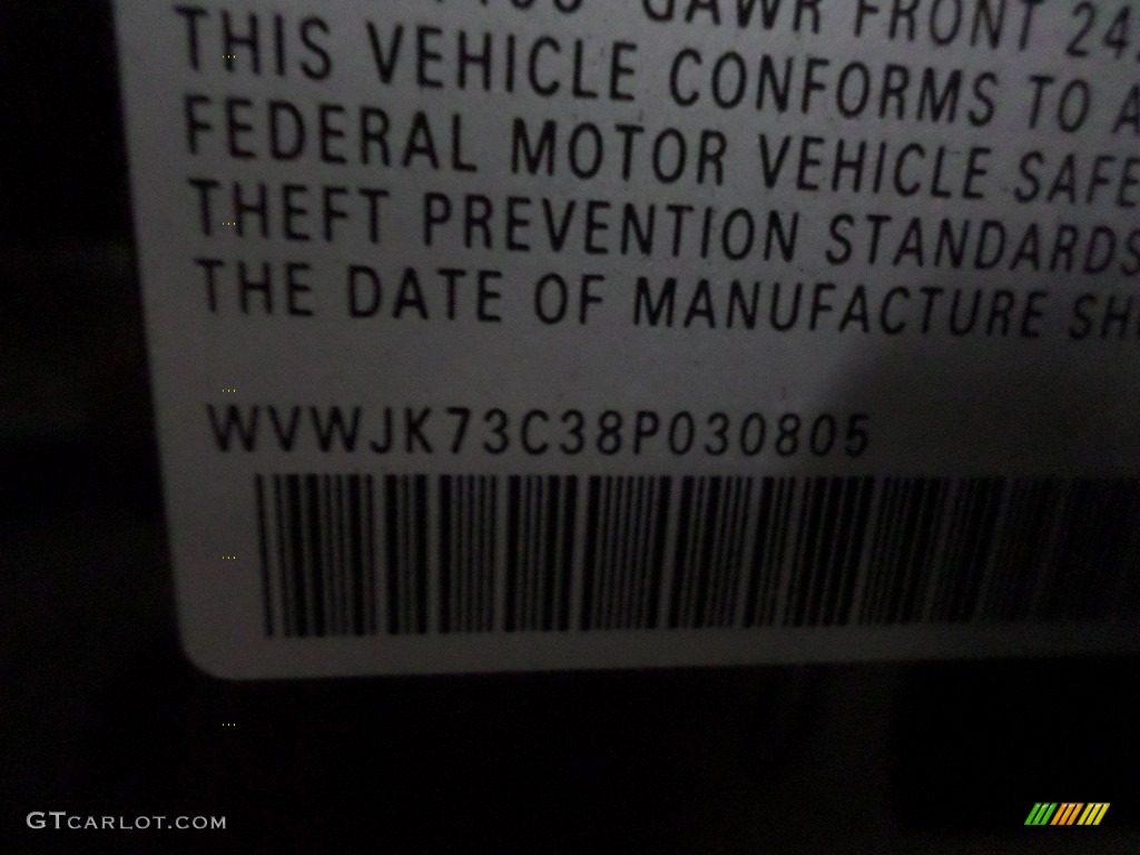 2008 Passat Turbo Sedan - Mocha Brown / Black photo #26