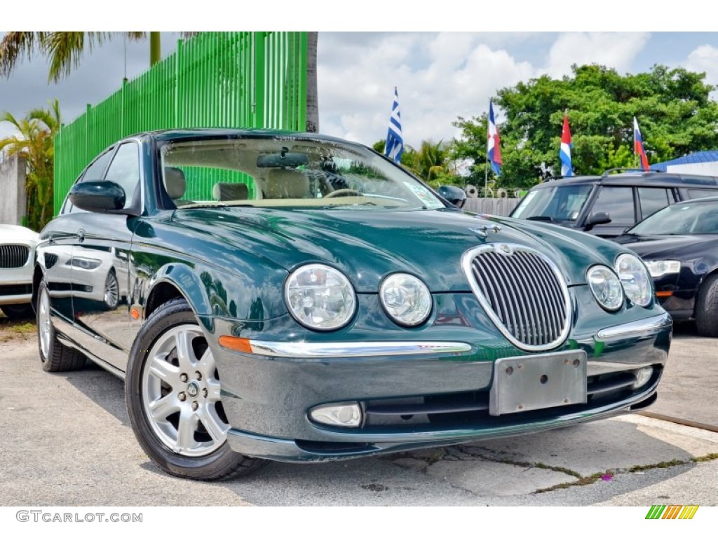 2004 S-Type 3.0 - British Racing Green / Sand photo #68