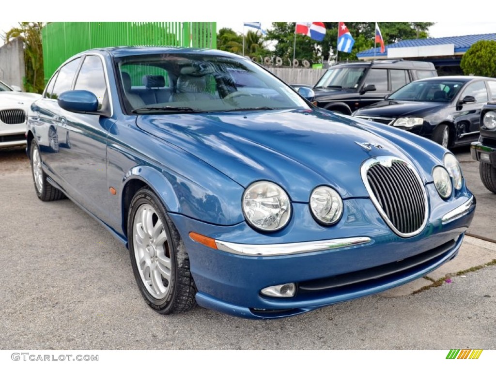 Pacific Blue Metallic 2003 Jaguar S-Type 4.2 Exterior Photo #103453905