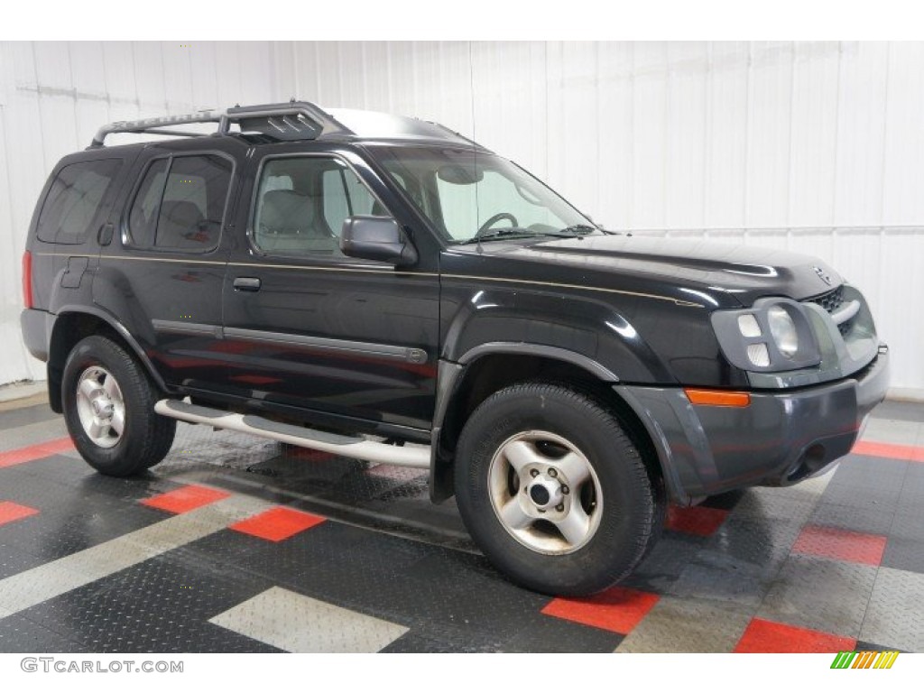 Super Black 2003 Nissan Xterra XE V6 4x4 Exterior Photo #103455481