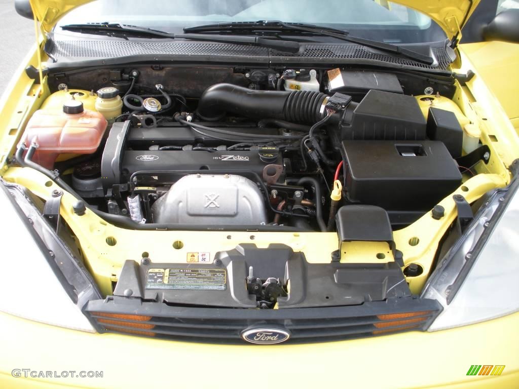 2002 Focus ZX5 Hatchback - Egg Yolk Yellow / Medium Graphite photo #41