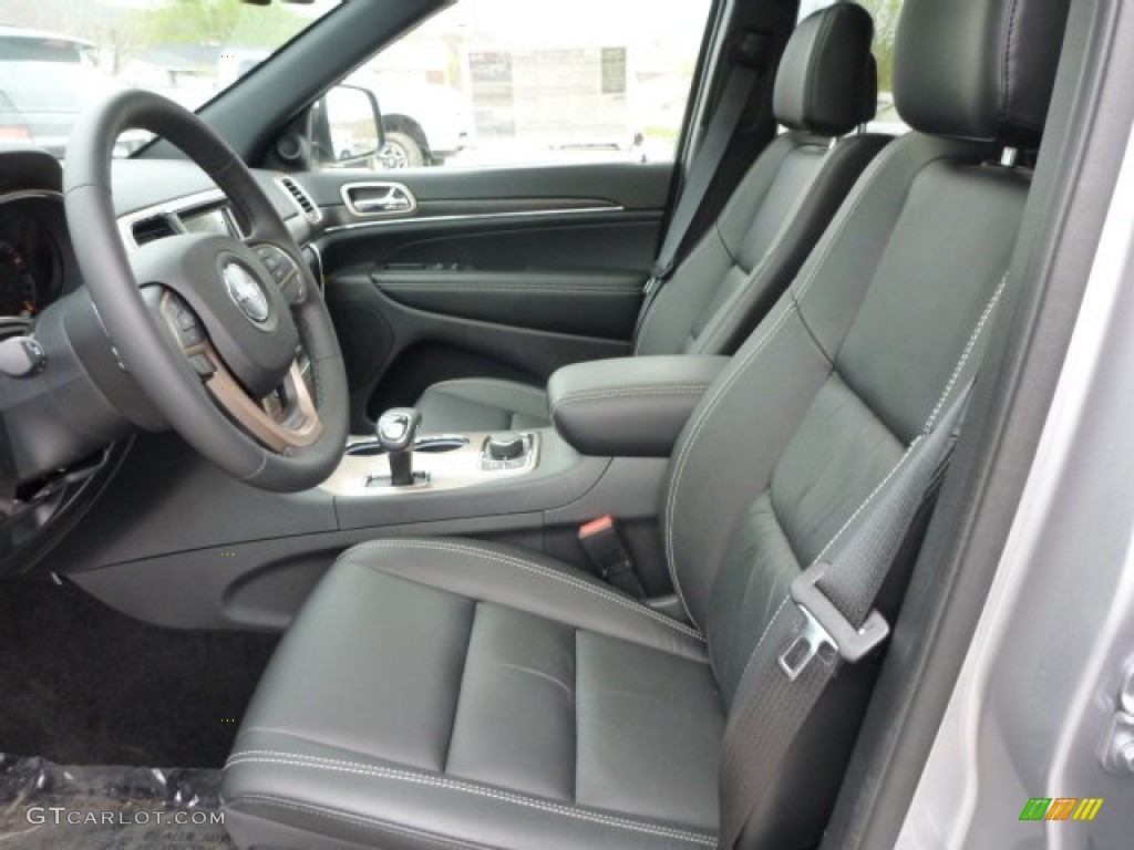 Black Interior 2015 Jeep Grand Cherokee Limited 4x4 Photo #103459042