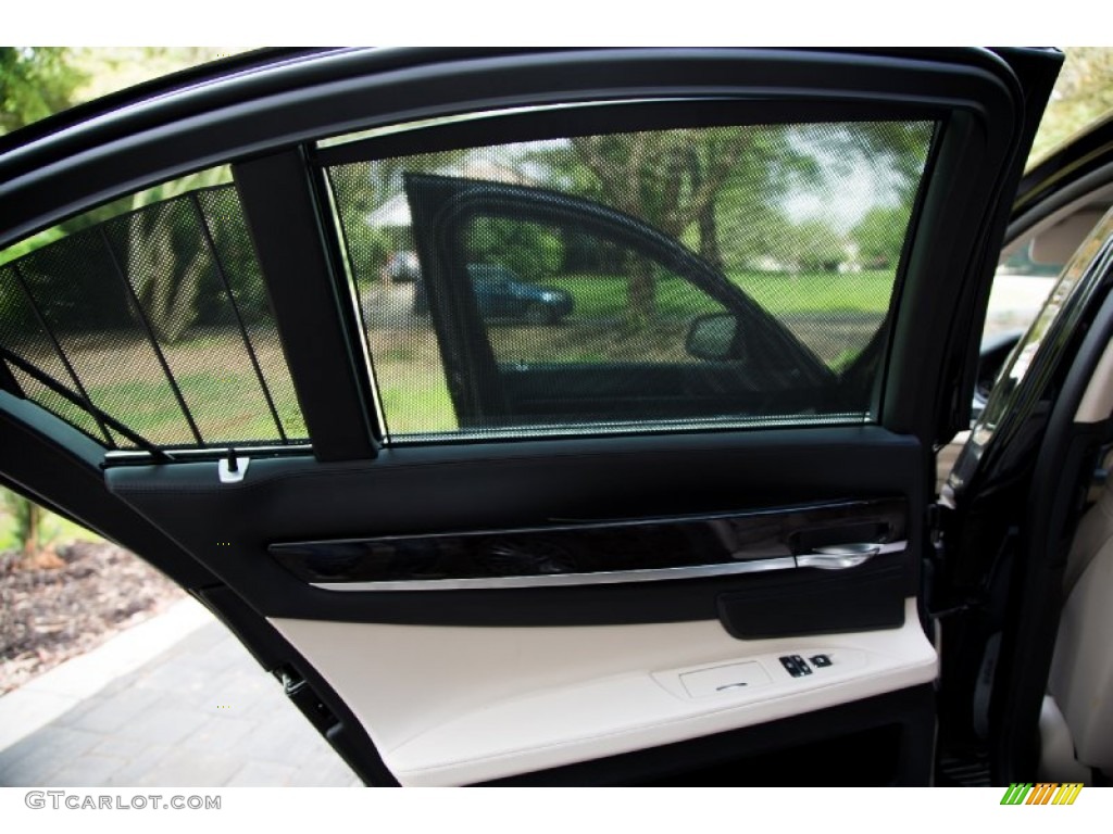 2012 7 Series 740i Sedan - Jet Black / Oyster/Black photo #11