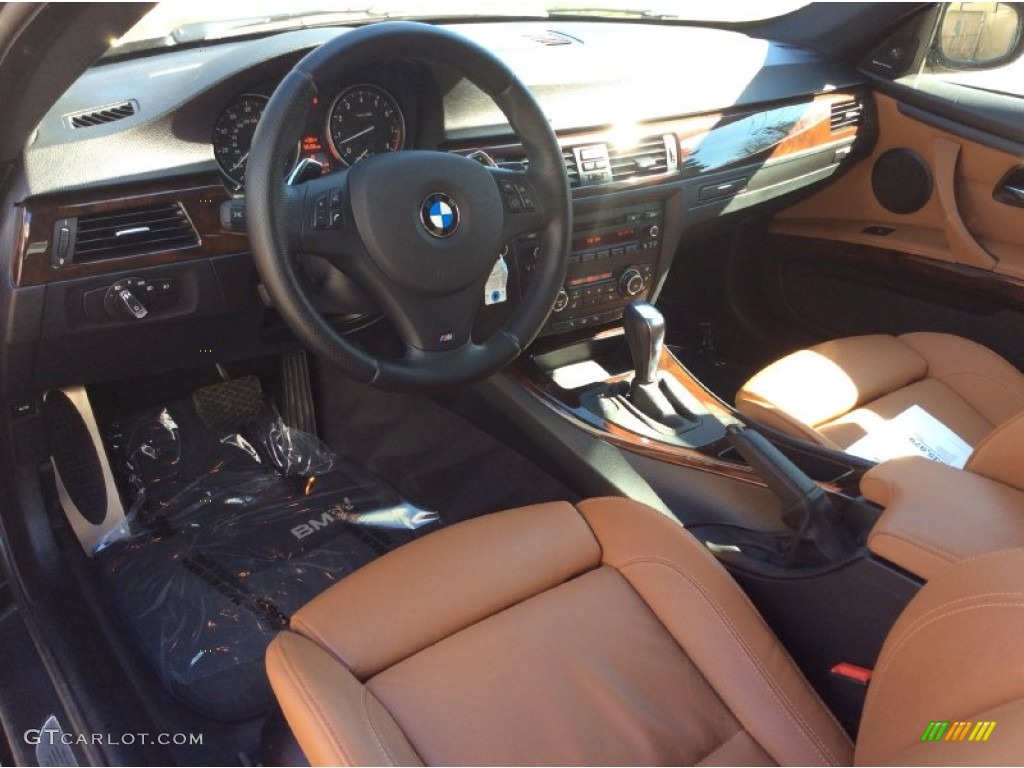 2012 3 Series 335i xDrive Coupe - Black Sapphire Metallic / Saddle Brown photo #11